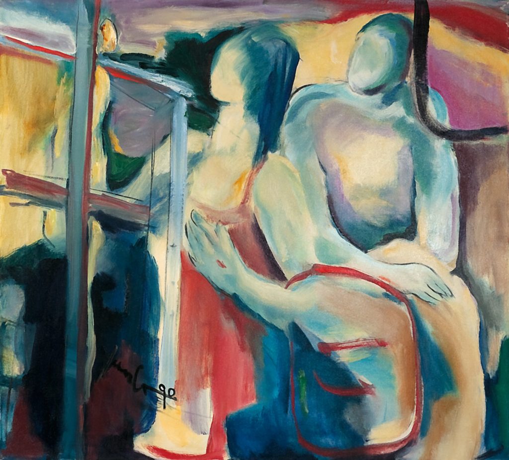Dorothy Yung - TRINITY SPIRIT - Oil on Canvas - 1990