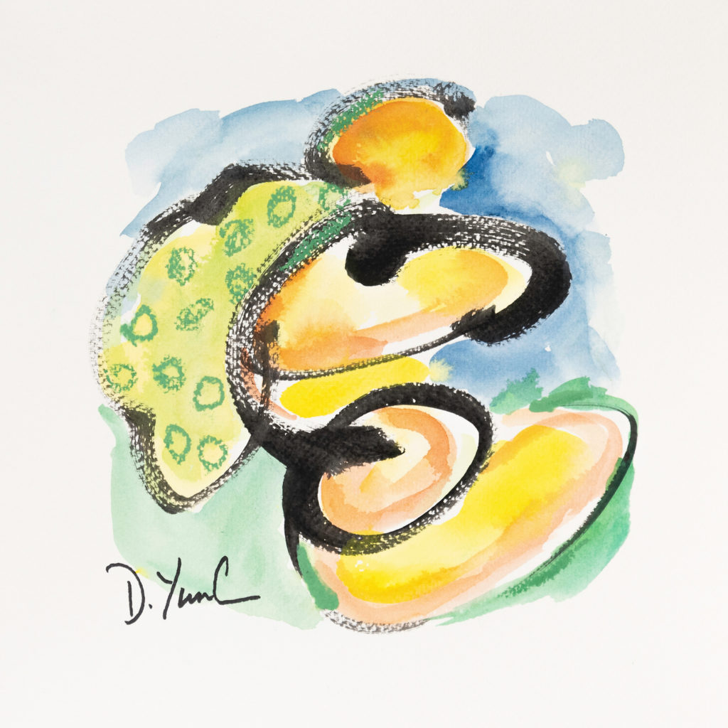 Dorothy Yung - WATERCOLOR - AWPS201124 - Acrylic & watercolor on paper - 2020