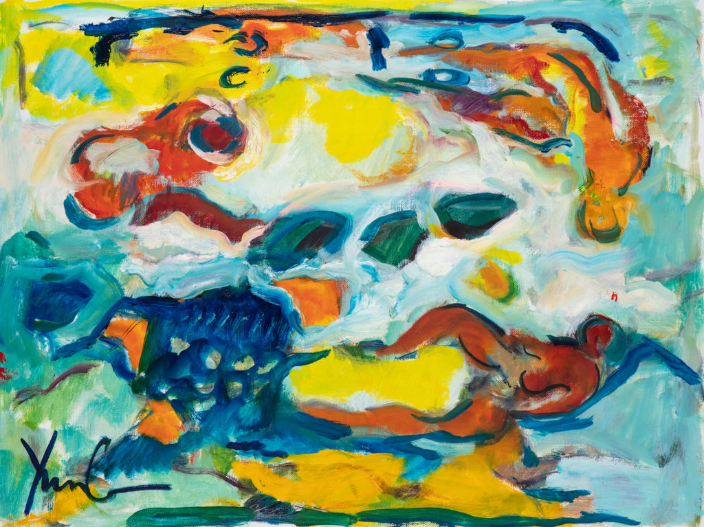 Dorothy Yung - HEAVEN ABOVE - Oil on canvas - 2019