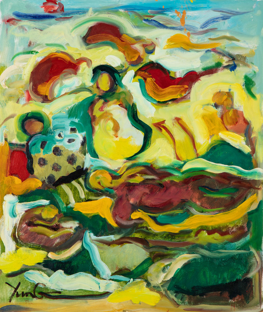 Dorothy Yung - A GIFT - Oil on canvas - 2019