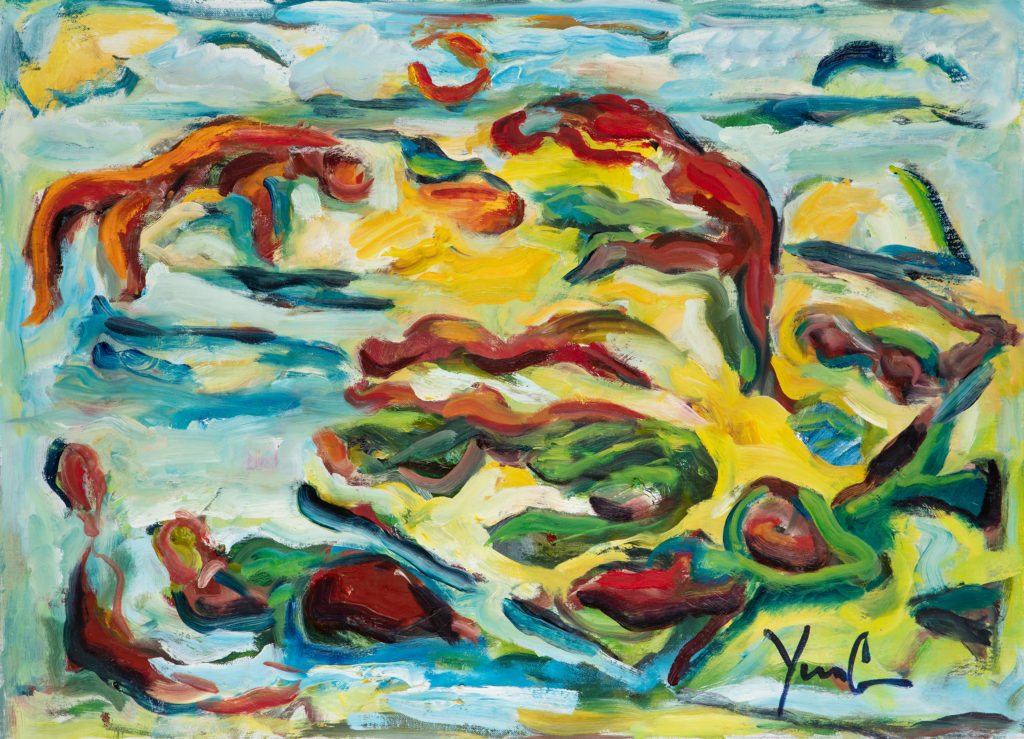 Dorothy Yung - FROLICKING - Oil on canvas - 2019