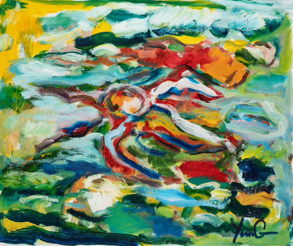 Dorothy Yung - FLAME - Oil on canvas - 2019