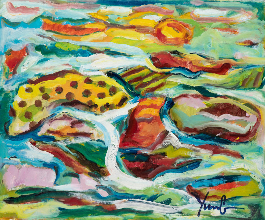 Dorothy Yung - FLOW - Oil on canvas - 2019