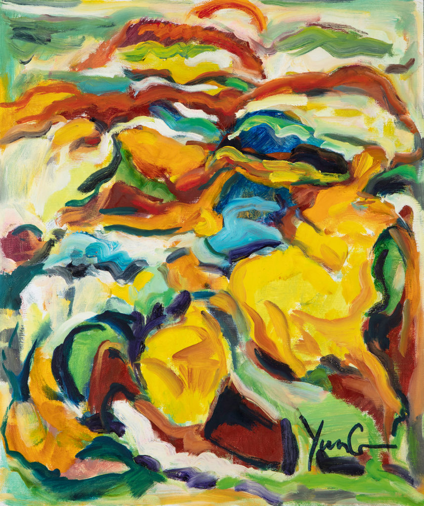Dorothy Yung - CONNECTING - Oil on canvas - 2019