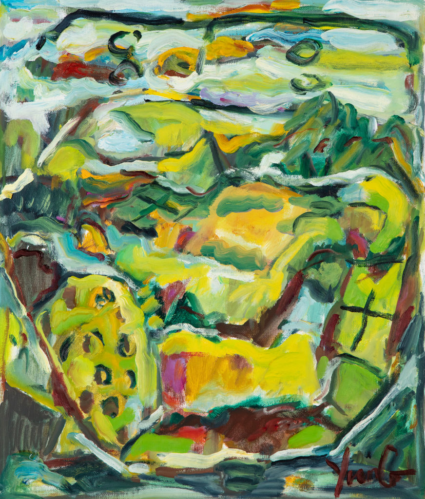 Dorothy Yung - GARDEN OF EDEN #2 - Oil on canvas - 2019
