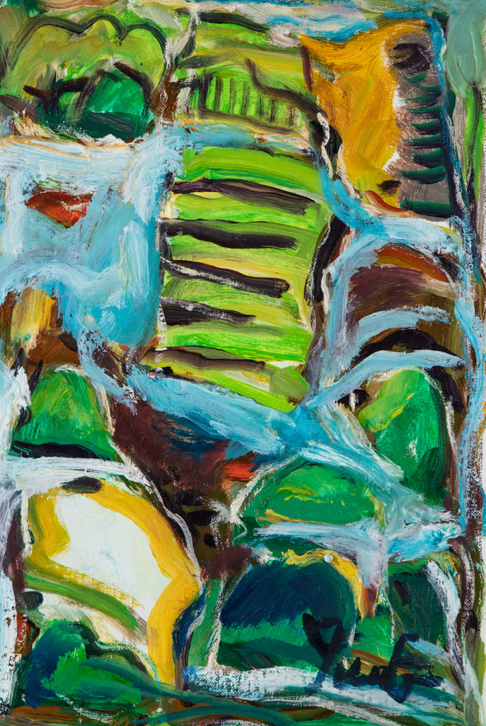 Dorothy Yung - ENTRY LEVEL - Oil on canvas - 2019