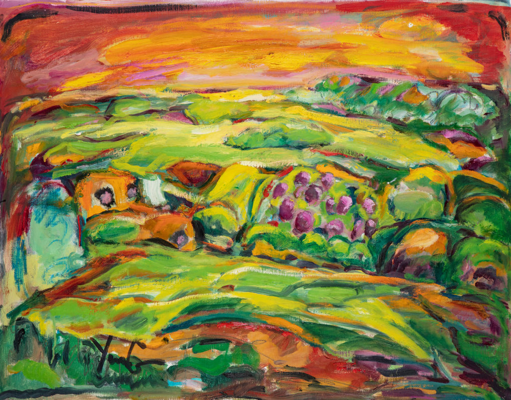 Dorothy Yung - HEAVEN AND EARTH #2 - Oil on canvas - 2019