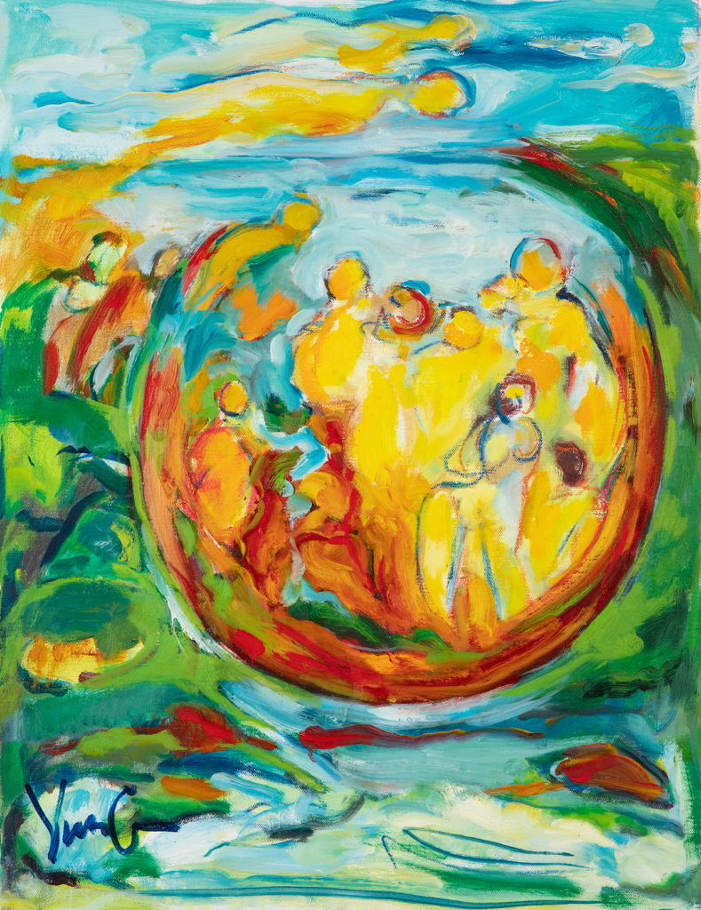 Dorothy Yung - GIFT - Oil on canvas - 2019