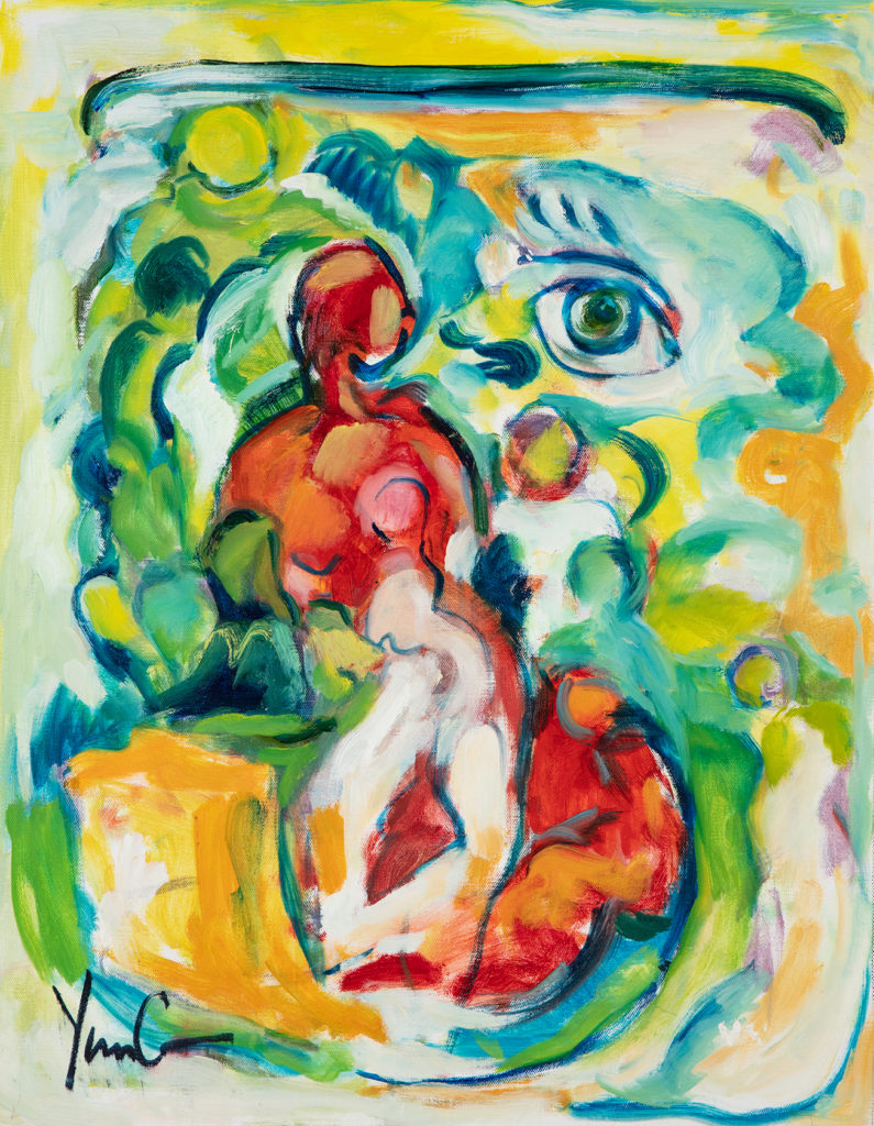 Dorothy Yung - CONTEMPLATION - Oil on canvas - 2019