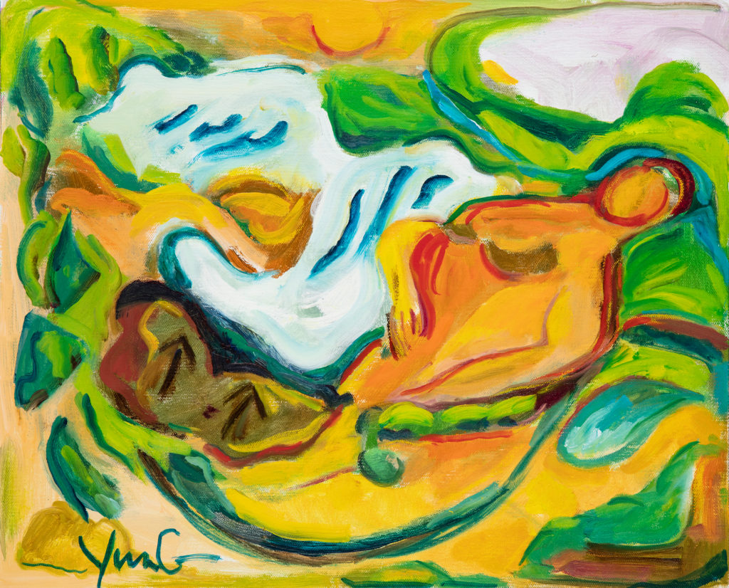 Dorothy Yung - CONTENTMENT - Oil on canvas - 2019