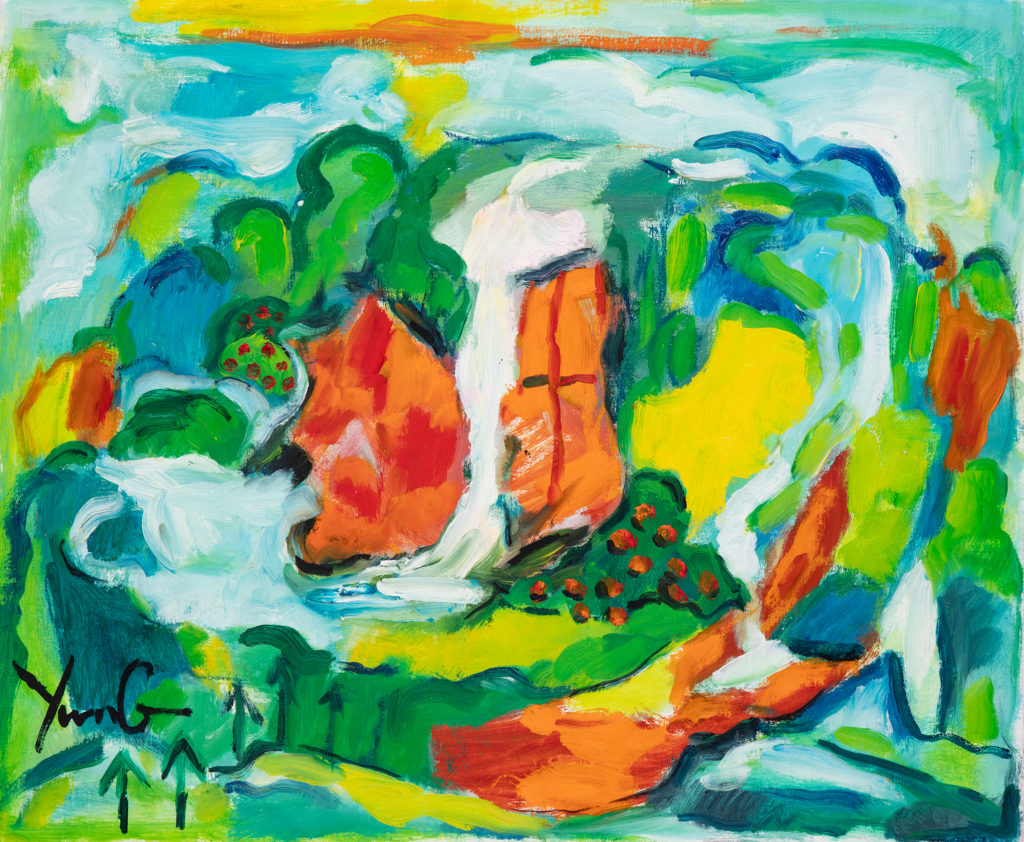 Dorothy Yung - PARADISE #3 - Oil on canvas - 2019