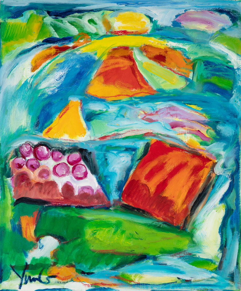 Dorothy Yung - GOLDEN HORIZON - Oil on canvas - 2019