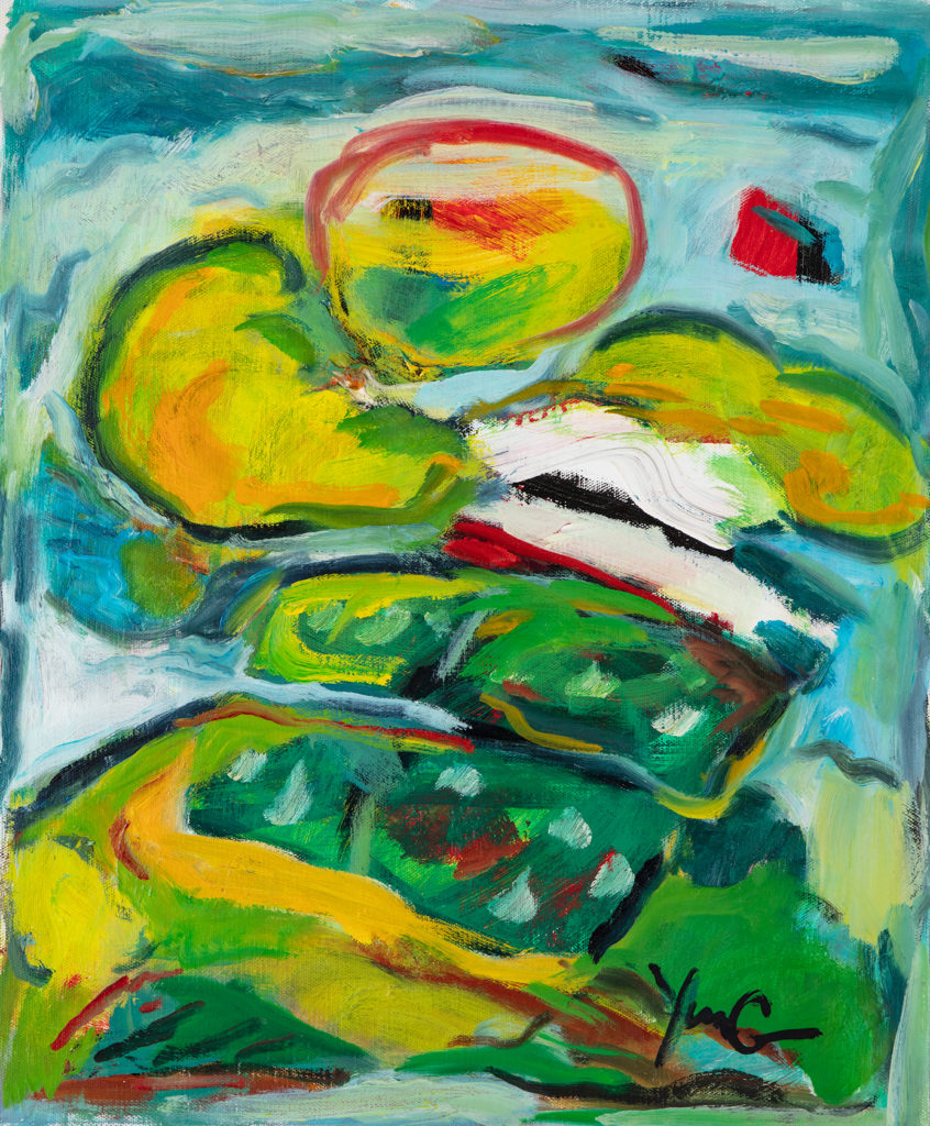Dorothy Yung - MYSTIC CLOUDS - Oil on canvas - 2019