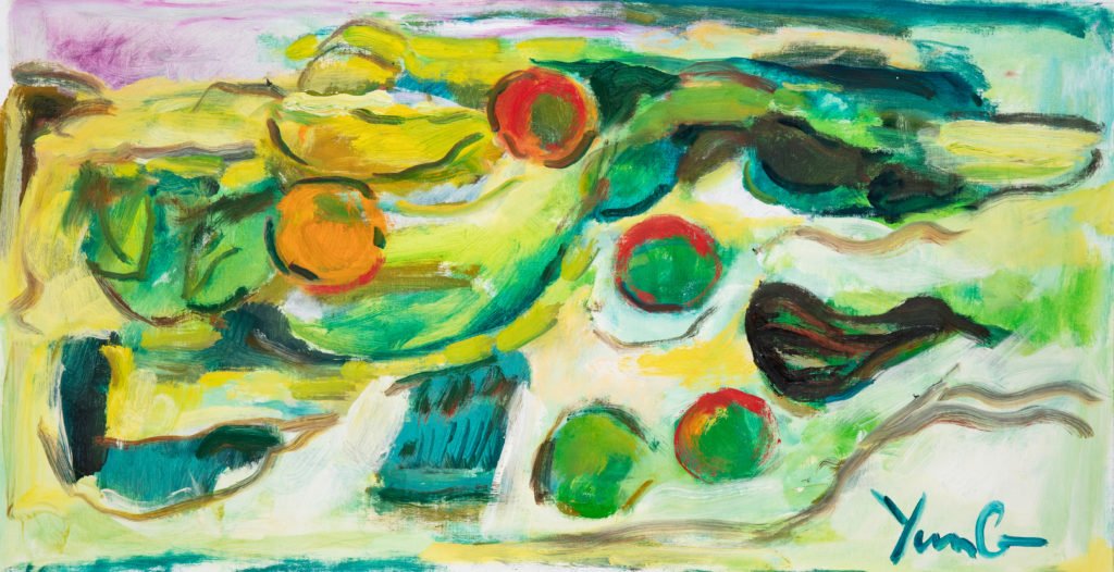 Dorothy Yung - FRUITS OF PLENTY - Oil on canvas - 2019