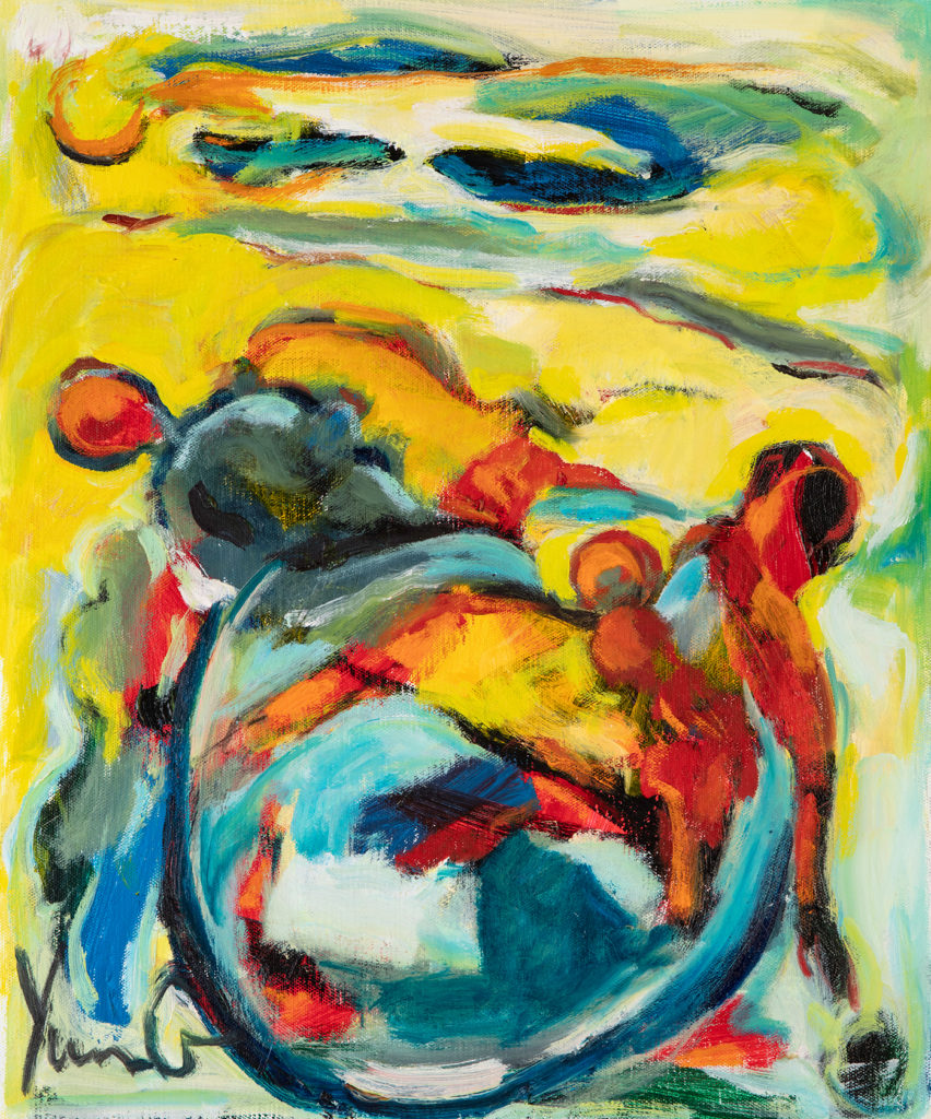 Dorothy Yung - CIRCLE OF LOVE - Oil on canvas - 2019