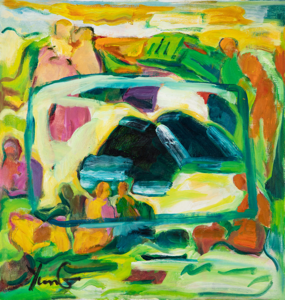 Dorothy Yung - LOOKING INTO THE FUTURE - Oil on canvas - 2019