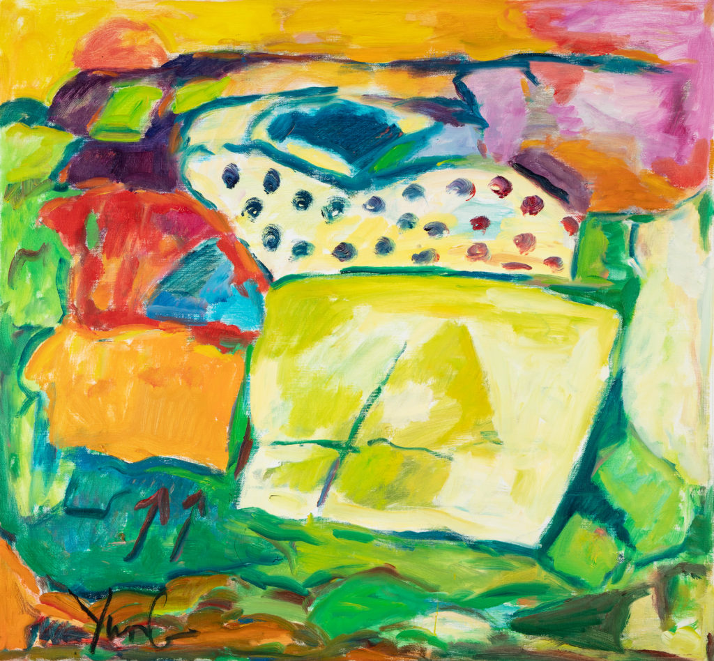 Dorothy Yung - BIG LAND (FRENCH) - Oil on canvas - 2019