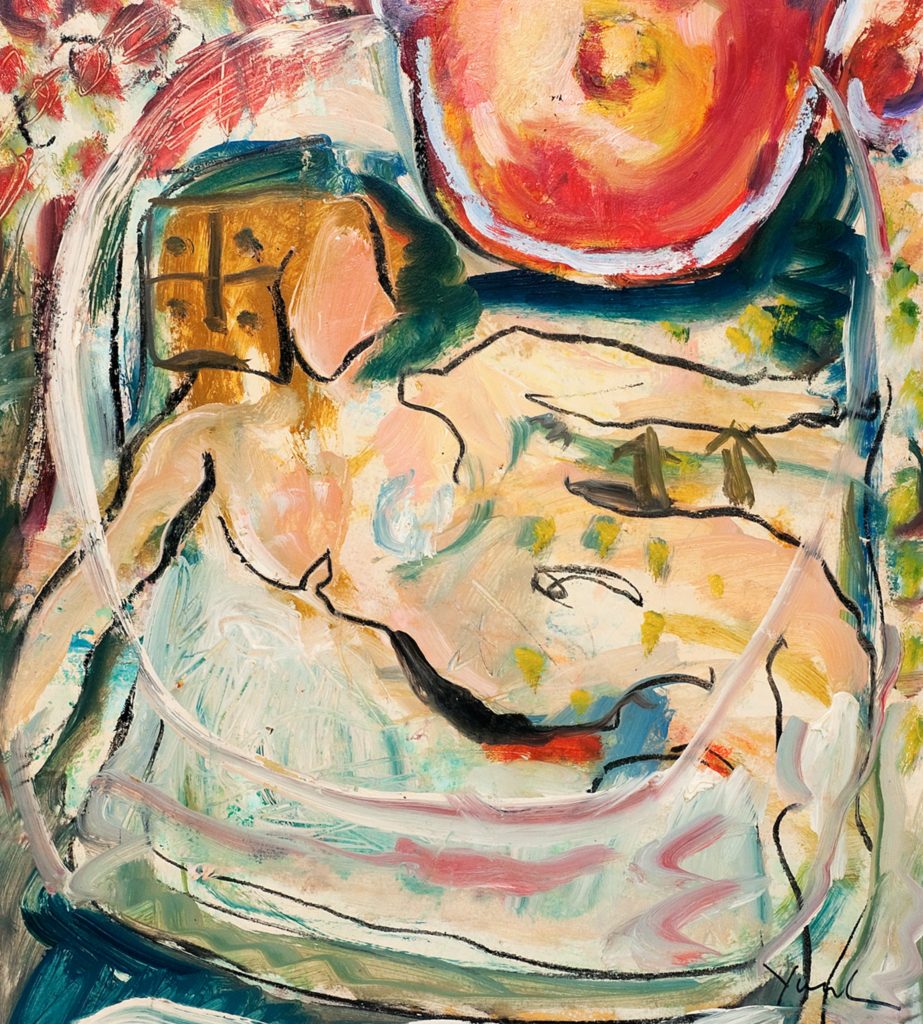 Dorothy Yung - MOTHER EARTH - Oil on Canvas - 1993