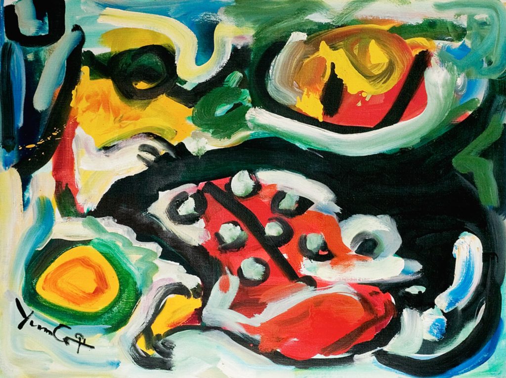 Dorothy Yung - NURTURING - Oil on Canvas - 1991