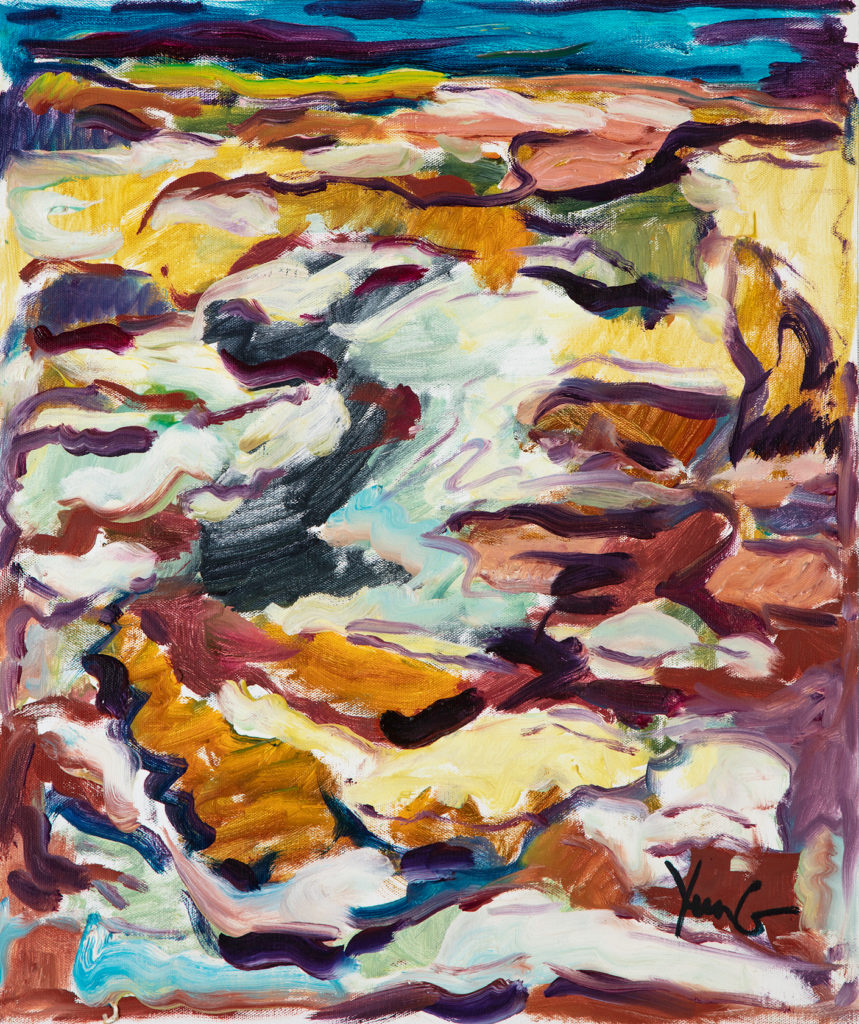Dorothy Yung - WINTER STREAM - Oil on canvas - 2018