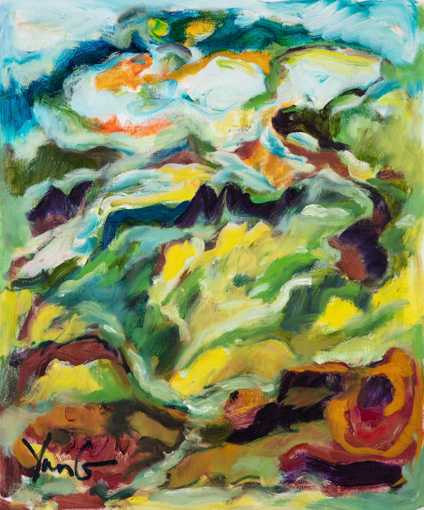 Dorothy Yung - MOUNTAIN MIST - Oil on canvas - 2018