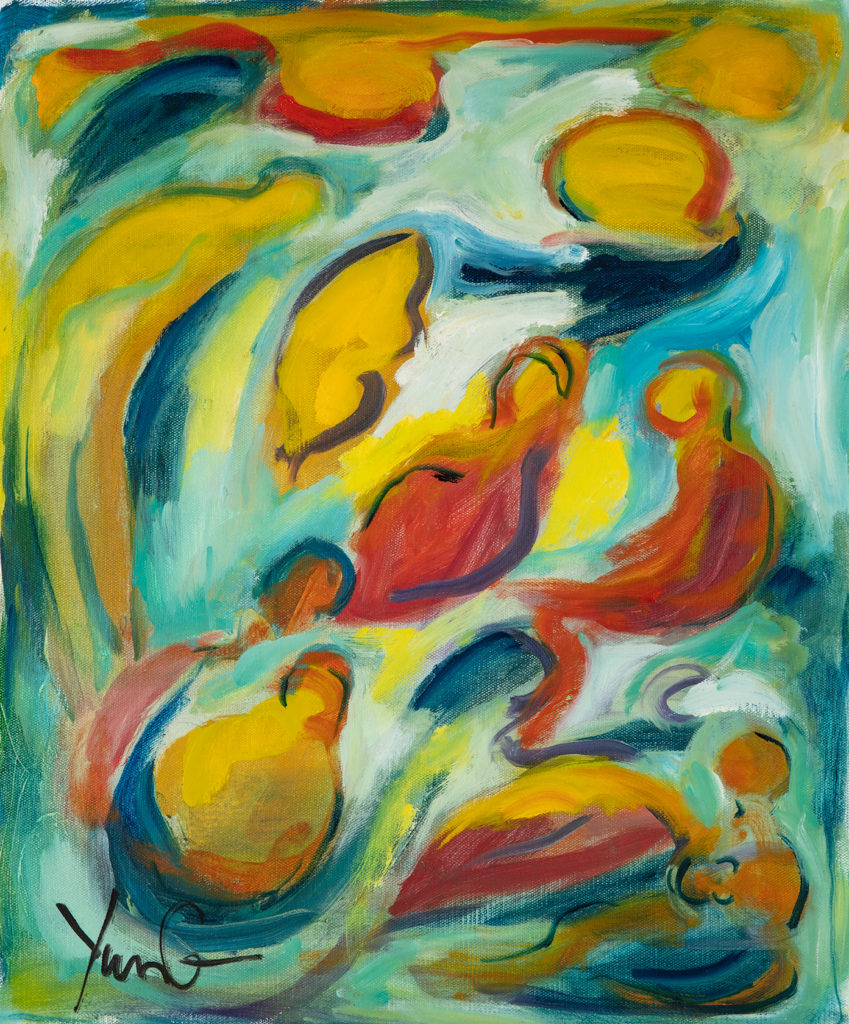 Dorothy Yung - FRIENDS - Oil on canvas - 2018