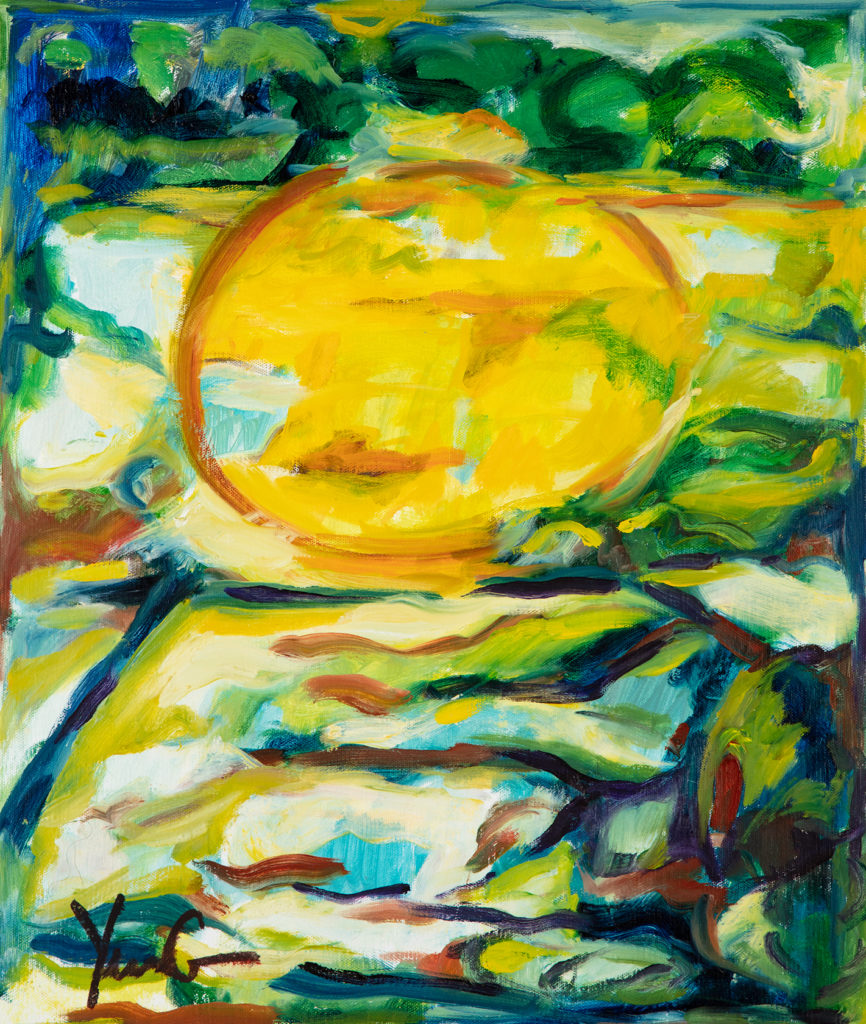 Dorothy Yung - CONNECTION - Oil on canvas - 2018