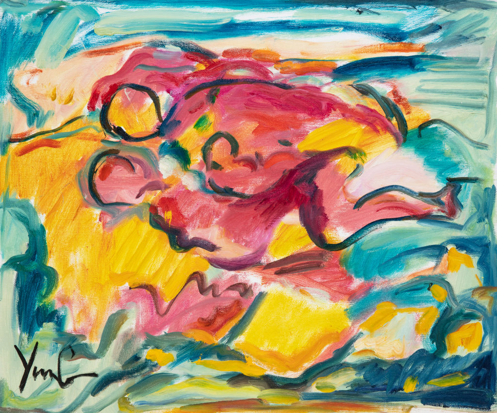 Dorothy Yung - FAMILY SLEEPING - Oil on canvas - 2018