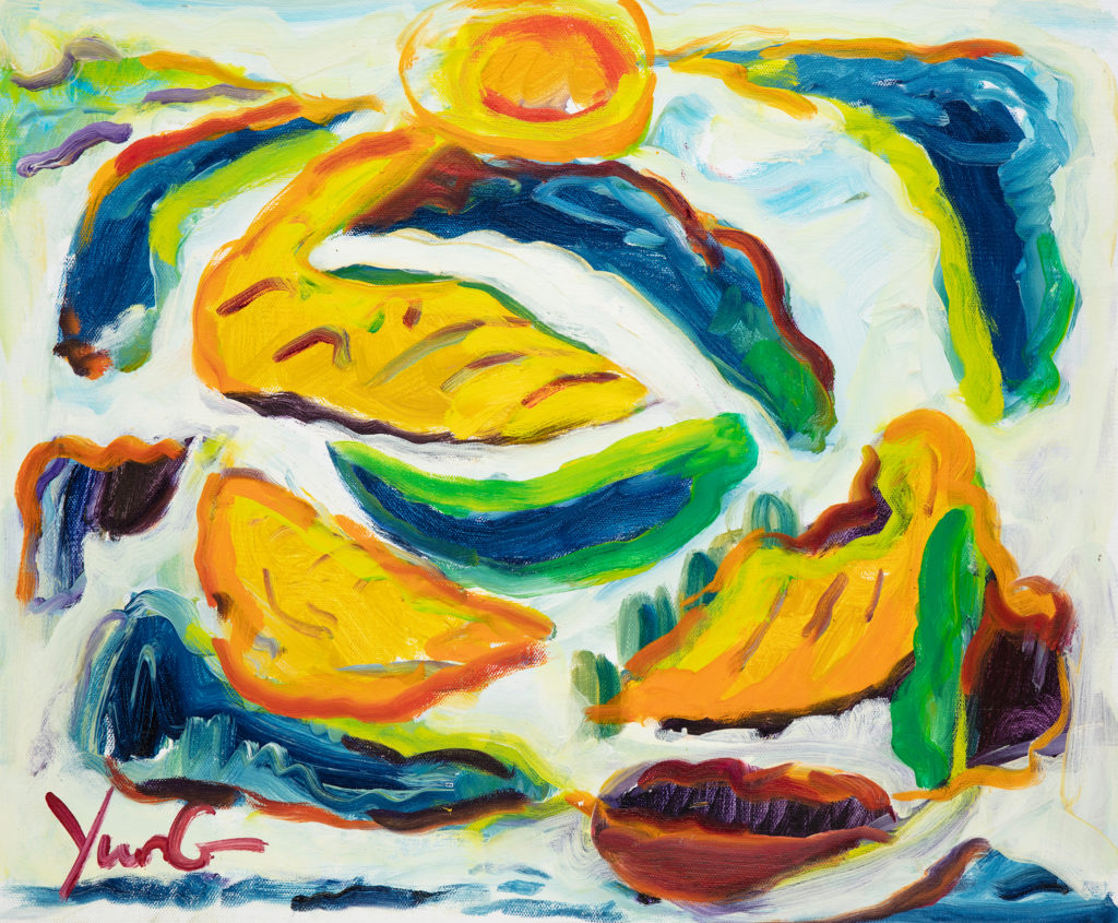 Dorothy Yung - FRUIT TREES - Oil on canvas - 2018
