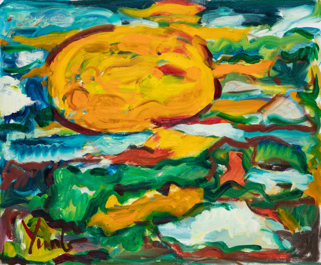 Dorothy Yung - ENERGY FROM THE SUN  - Oil on canvas - 2018