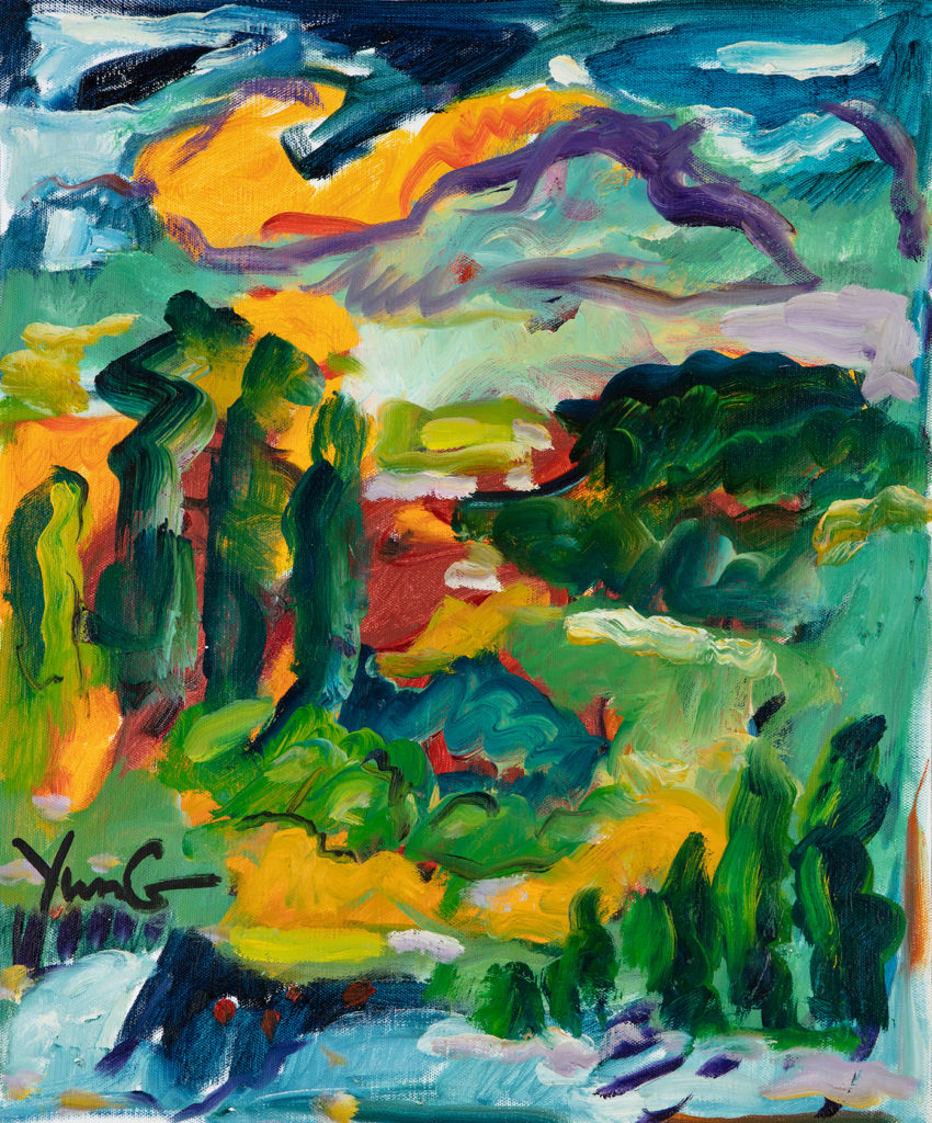 Dorothy Yung - WUXI PARK - Oil on canvas - 2018