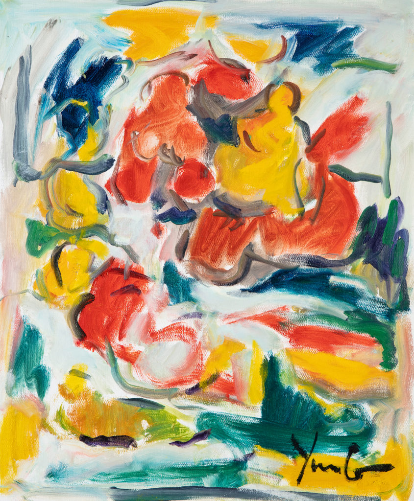 Dorothy Yung - FRIENDS #2 - Oil on canvas - 2018