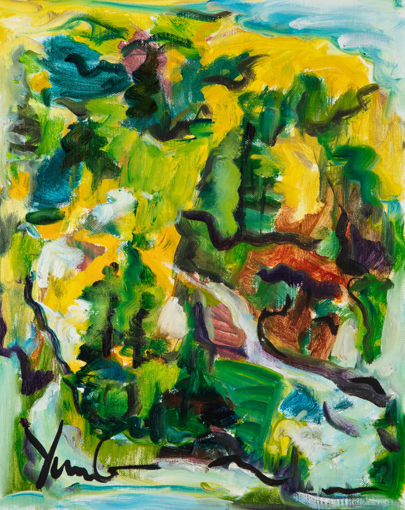Dorothy Yung - YUMHI RIVER KAUAI - Oil on canvas - 2018