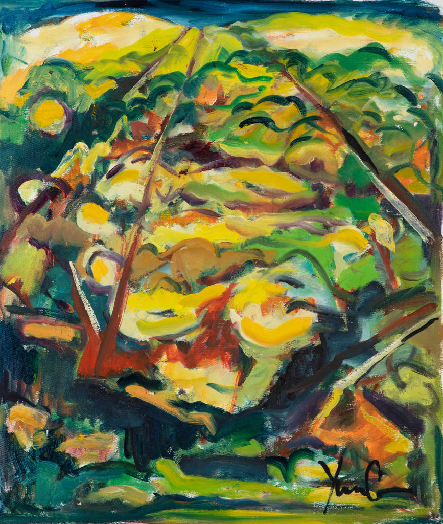 Dorothy Yung - EVENING REST - Oil on canvas - 2018
