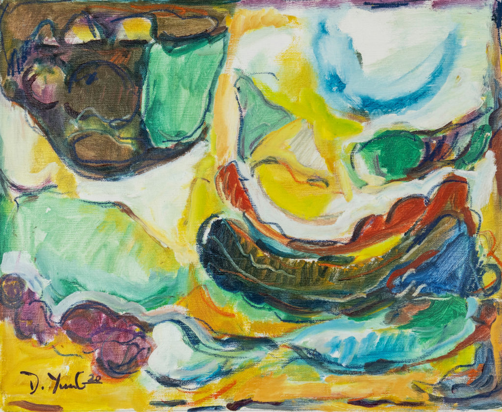 Dorothy Yung - FISHING - Oil on canvas - 2020