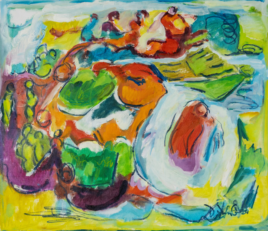 Dorothy Yung - COUNCIL - Oil on canvas - 2020