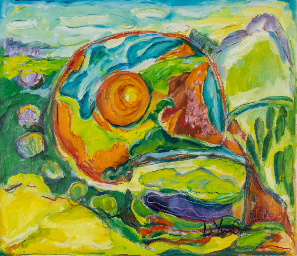 Dorothy Yung - 10 WORLDS - Oil on canvas - 2020