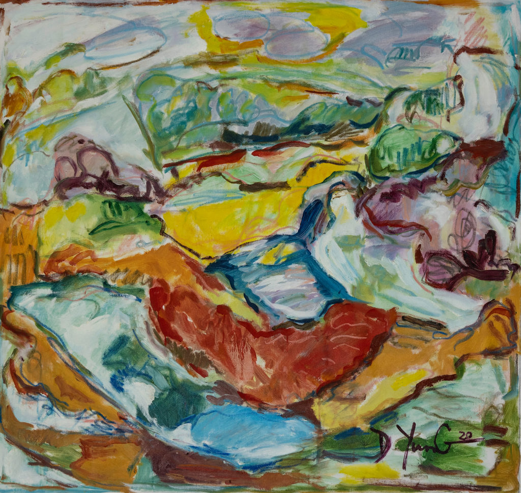 Dorothy Yung - LANDSCAPE #2 - Oil on canvas - 2020