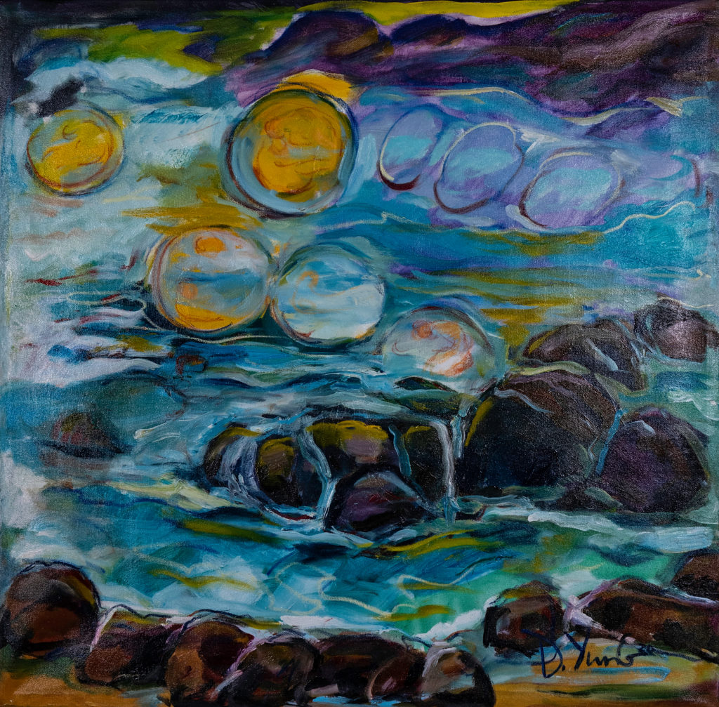 Dorothy Yung - DISTANT ISLAND - Oil on canvas - 2020