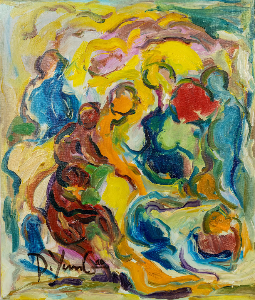 Dorothy Yung - GATHERING OF SPIRITS #2 - Oil on canvas - 2020