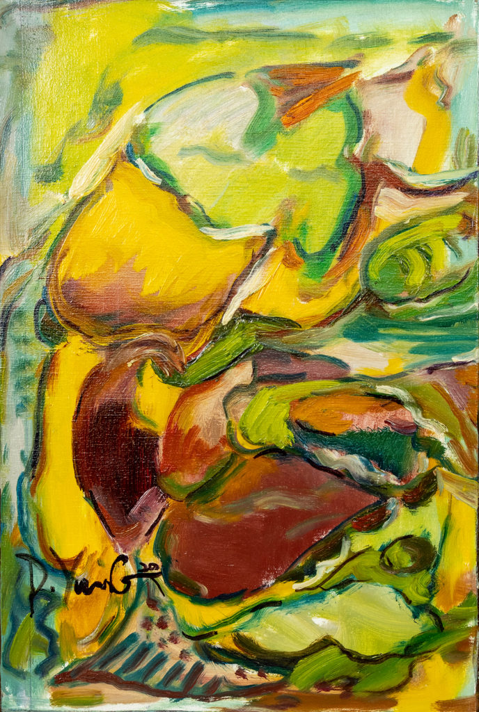 Dorothy Yung - ABSTRACT #2 - Oil on canvas - 2020