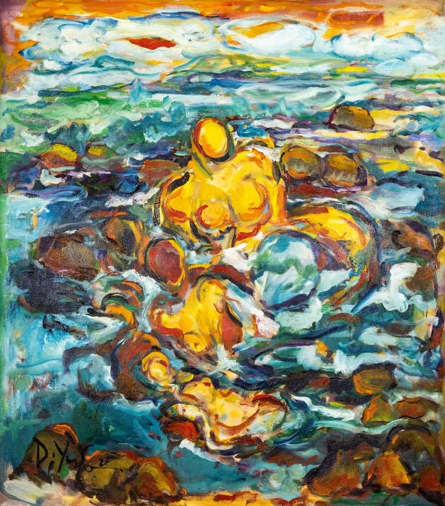 Dorothy Yung - ISLAND CREATION - Oil on canvas - 2020