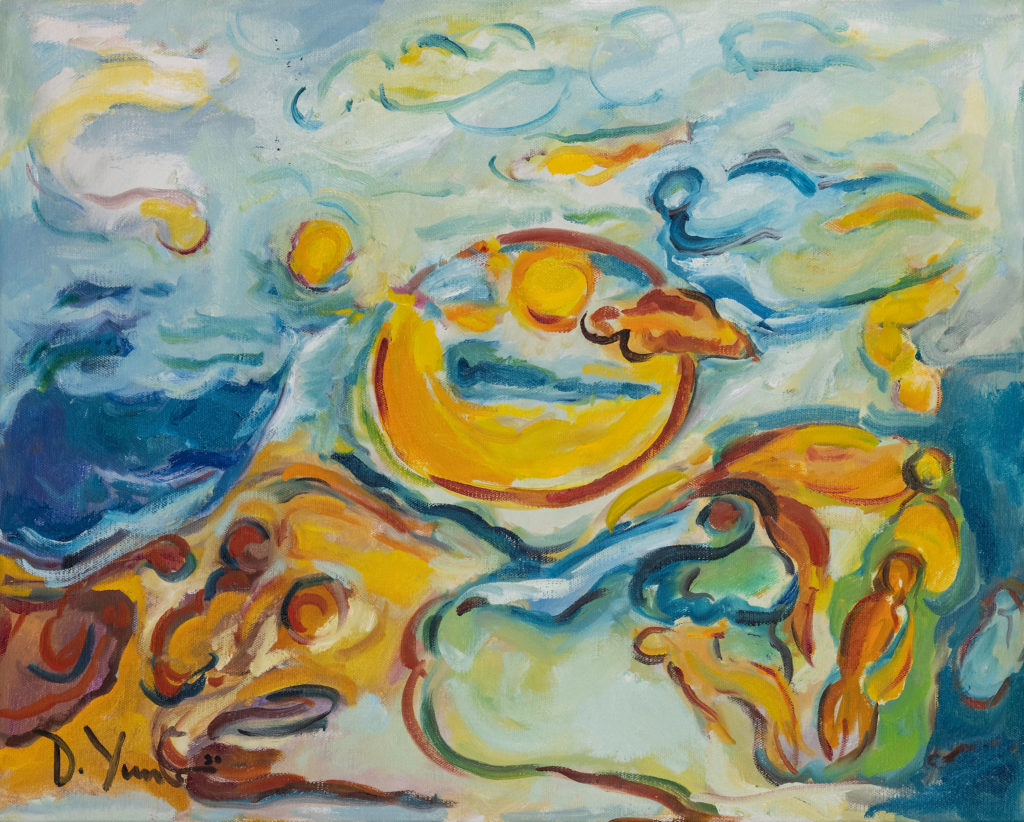 Dorothy Yung - KAUAI BEACH - Oil on canvas - 2020