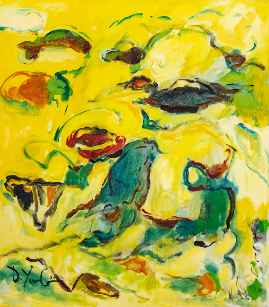 Dorothy Yung - ANGELS AMONG US - Oil on canvas - 2020