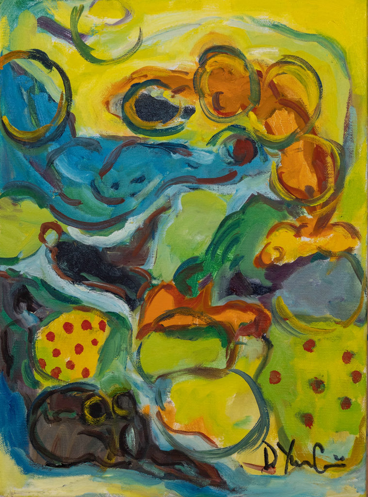Dorothy Yung - BIRDS EYE VIEW #2 - Oil on canvas - 2020