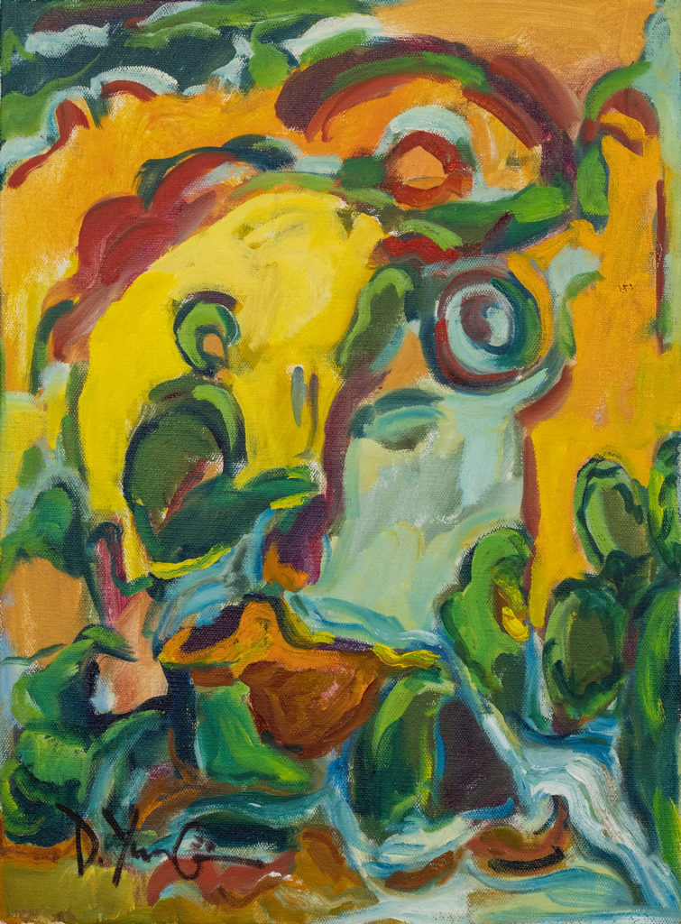 Dorothy Yung - CONTEMPLATION #3 - Oil on canvas - 2020