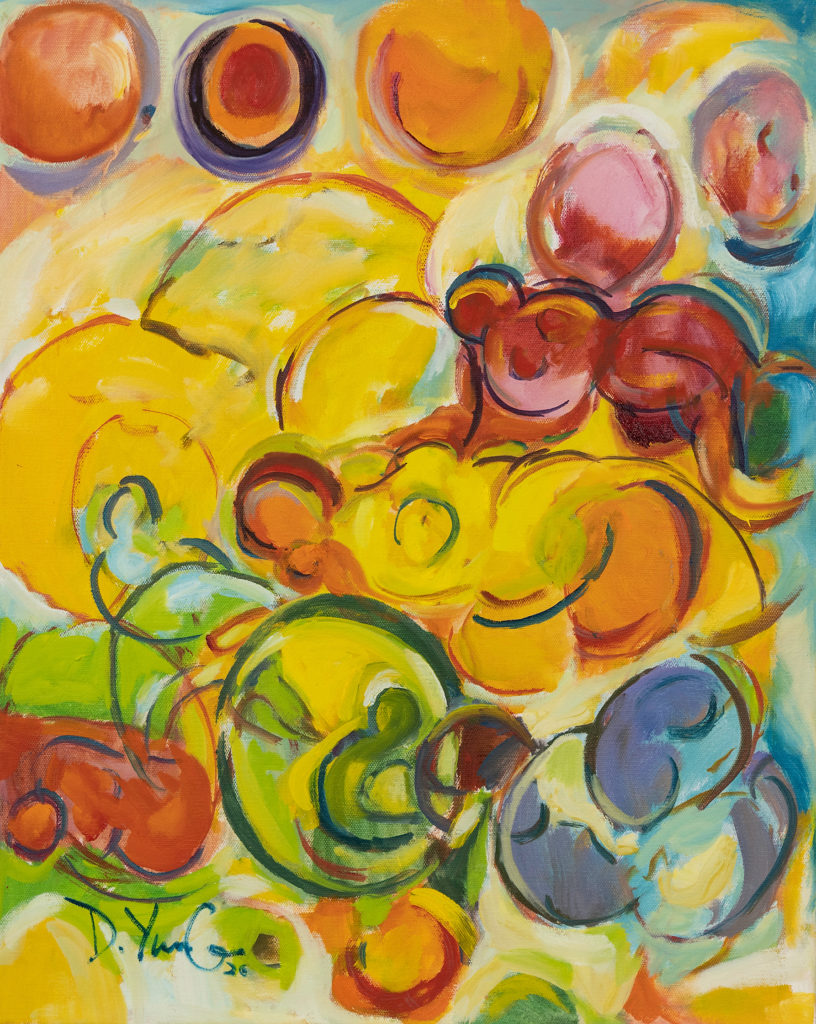 Dorothy Yung - HEAVENLY BODIES - Oil on canvas - 2020