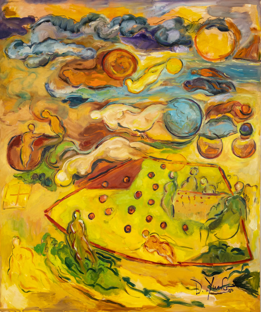 Dorothy Yung - LAST SUPPER - Oil on canvas - 2020