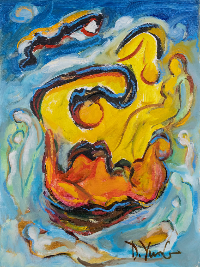 Dorothy Yung - WISEMAN - Oil on canvas - 2020