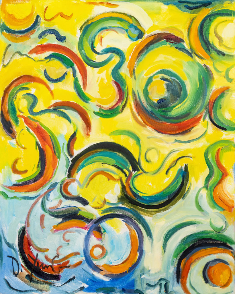 Dorothy Yung - FORMATION - Oil on canvas - 2020